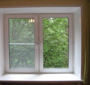 Противопожарное ПВХ окно для подъезда / серия FRM1125